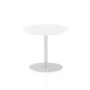 Italia Poseur Table Round 600 Top 725 High White