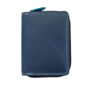 PRIMEHIDE London Collection Bifold Purse 6 X Card Slot - Blue