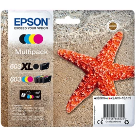 Epson Starfish 603XL Black And Tri Colour Ink Cartridge