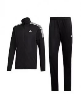 adidas MTS Team Sports Tracksuit - Black/White, Size S, Men