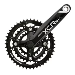 SR Suntour XCR6 Chainset Alloy/Steel 22/32/44T Black 170mm