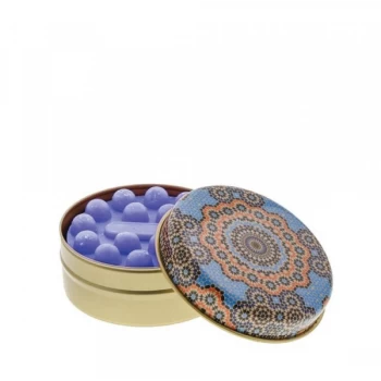 Orange and Blue Mosaic with Lavender Soap