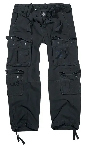 Brandit Pure Vintage Trousers Cargo Trousers Black 4XL Men