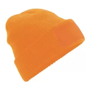 Beechfield Unisex Adults Thinsulate Printer Beanie (One Size) (Fluoresent Orange)