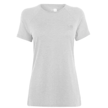 Karrimor Hot Rock Short Sleeve T Shirt Ladies - Grey Marl