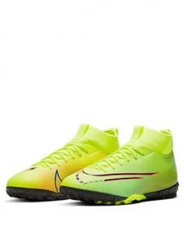 Nike Junior Mercurial Superfly 6 Academy Astro Turf Football Boots, Yellow, Size 3