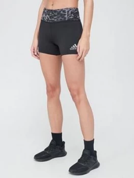 adidas Primeblue 4" Shorts - Black, Size S, Women