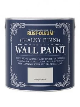 Rust-Oleum Chalky Wall Paint Antique White 2.5L