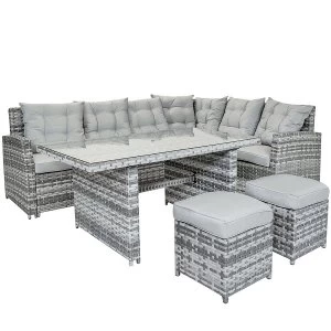 Charles Bentley Milano Multifunction Casual Dining Set