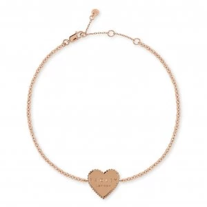 Radley 18ct Rose Gold Plated Sterling Silver Heart Bracelet