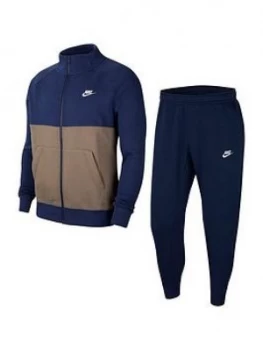 Nike Sportswear Fleece Tracksuit - Navy