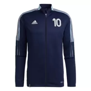 adidas Messi Tiro Number 10 Training Track Top Mens - Blue