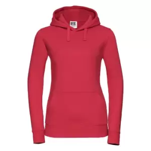 Russell Womens Premium Authentic Hoodie (3-Layer Fabric) (L) (Classic Red)