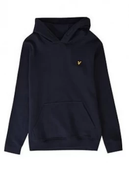 Lyle & Scott Boys Classic Overhead Hoodie - Black, Size 7-8 Years