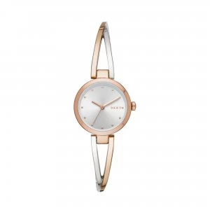 DKNY Silver And Two Tone 'Crosswalk' Fashion Watch - NY2791