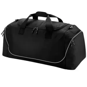 Quadra Teamwear Jumbo Kit Duffle Bag - 110 Litres (One Size) (Black/Light Grey)