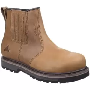 Amblers Safety Mens Worton Leather Safety Boot (8 UK) (Tan) - Tan