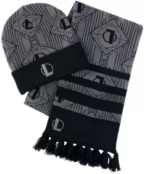 League Of Legends Icon Gift Set Scarf Black grey