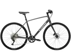 2023 Trek FX 3 Disc Hybrid Bike in Matte Dnister Black