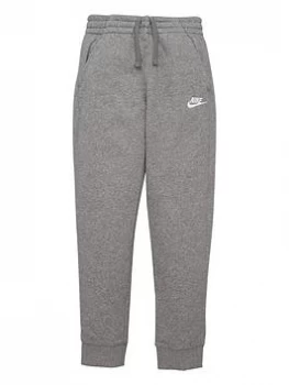 Nike Boys NSW Club French Terry Jogger Pant - Grey/White, Size S=8-9 Years