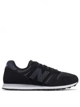 New Balance 373 Classic Running Black White Size 5 Women