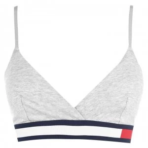 Tommy Bodywear Colour Block Tri Bralette - Grey Heather