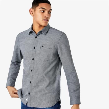 Jack Wills Nightan Check Shirt - Black/White