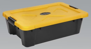 Sealey APB27 Composite Stackable Storage Box with Lid 27ltr