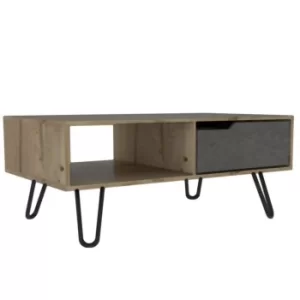 Perth coffee table, open