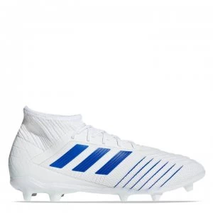 adidas Predator 19.2 FG Football Boots - White/BoldBlue