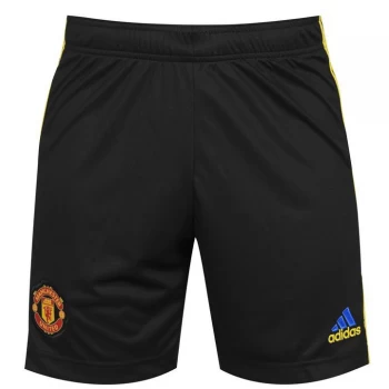 adidas Manchester United Third Shorts 202 half 2 - Black