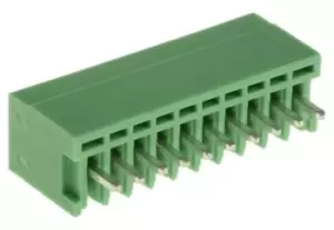 Phoenix Contact, COMBICON MCV, 10 Way, 1 Row, Straight PCB Header