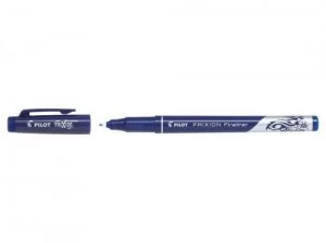 Pilot FriXion Erasable Fineliner Blue PK12