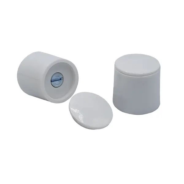 Door Stops Concealed Fix Pack of 2 White White