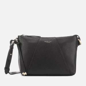 Radley Womens Wood Street Medium Zip Top Cross Body Bag - Black