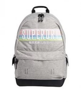 Superdry Rainbow Montana Rucksack, Grey, Women