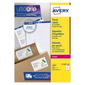 Avery L7169 250 139 x 99.1mm Address Labels with BlockOut Technology Pack of 1000 Labels