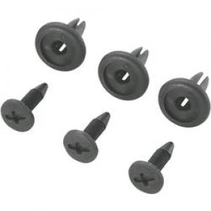 Expanding rivet Hole 6.3mm Black KSS SRR 614