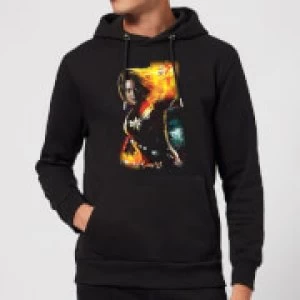 Captain Marvel Galactic Shine Hoodie - Black