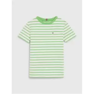 Tommy Hilfiger Breton Pocket Stripe Tee S/S - Green