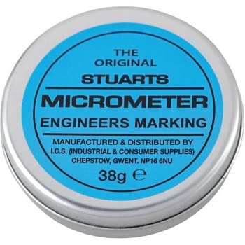 Stuarts - Blue Micrometer Engineers Marking Paste, 38G