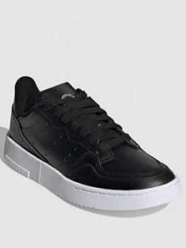 adidas Originals Supercourt Junior Trainers - Black, Size 3