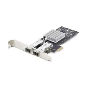 StarTech.com 2-Port GbE SFP Network Card PCIe 2.0 x1 Intel i350-AM2 2x 1GbE Controller 1000BASE Copper/Fiber Optic Dual-Port Gigabit Ethernet NIC Desk