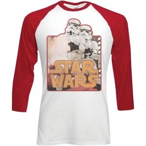 Star Wars Storm Troopers Mens Medium T-Shirt - White