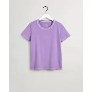 Gant Sunfaded C-Neck Ss T-Shirt Soothing - Purple