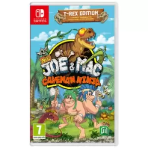 New Joe & Mac Caveman Ninja T-Rex Edition Nintendo Switch Game