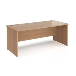 Office Desk Rectangular Desk 1800mm Panel End Leg Beech Tops 800mm Depth Maestro 25