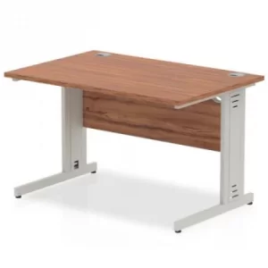 Impulse Cable Managed 1200 Rectangle Desk Walnut