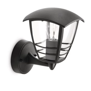 Philips myGarden Creek Wall Lantern Black - 153803016