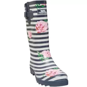 Trespass Womens/Ladies Elena Floral Wellington Boots (6 UK) (Navy/White/Pink)